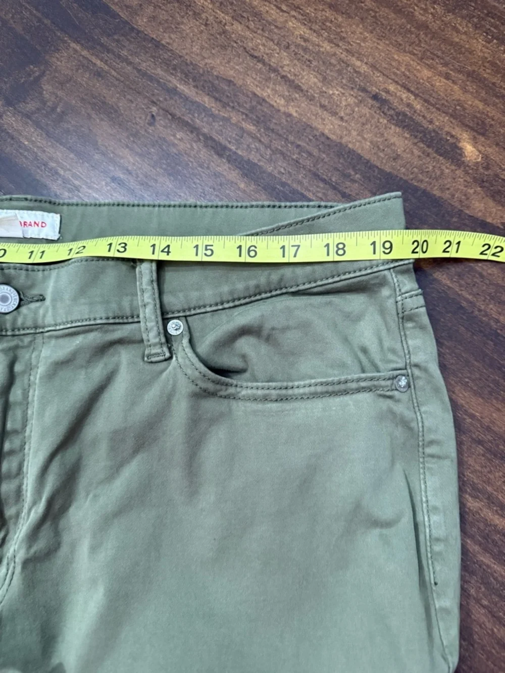 Lucky Brand Men's Olive Green Casual Pants